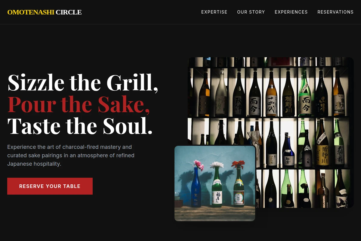 Charcoal Sake