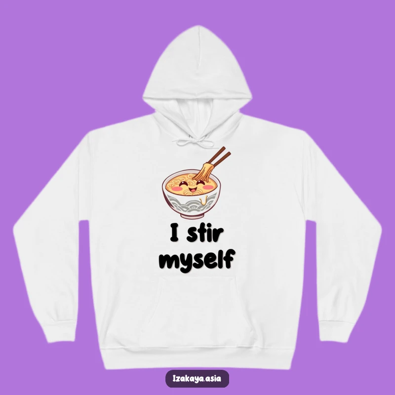 Funny Ramen Bowl Hoodie - Cozy & Hilarious Noodle Wear for Warm Comfort