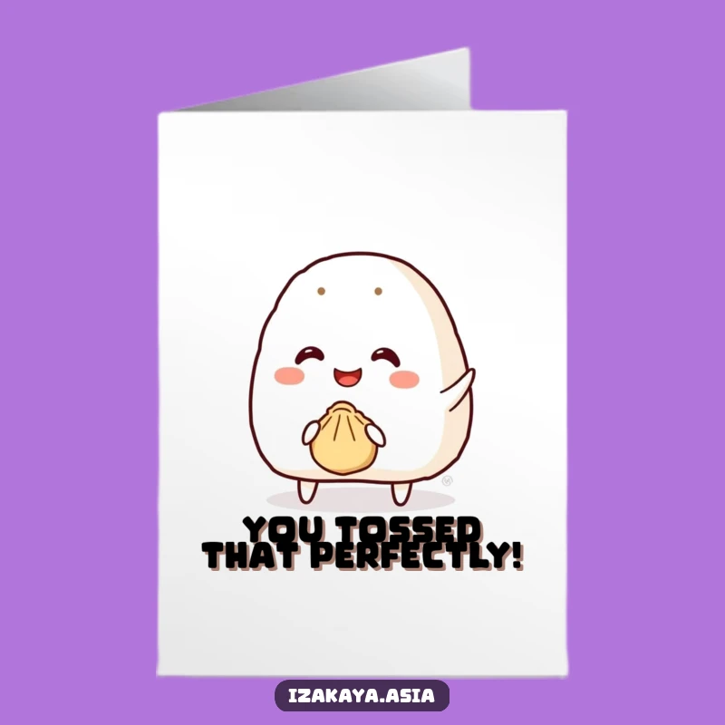 Free Printable Onigiri Congratulations Card - Hilarious Foodie Downloadable