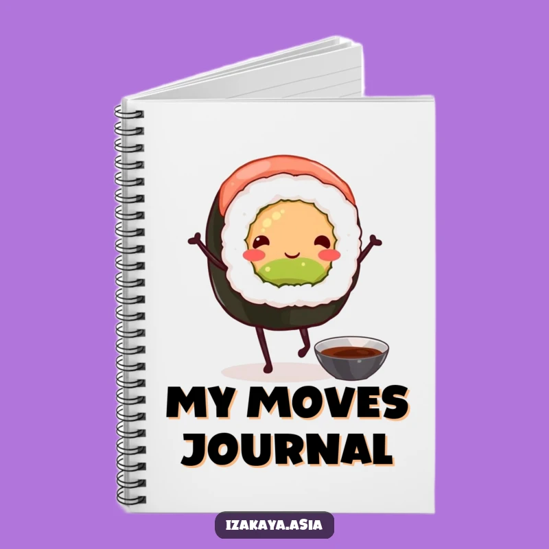 Funny Sushi Roll Notebook - Hilarious Journal for Foodie Fun & Jotting Laughs