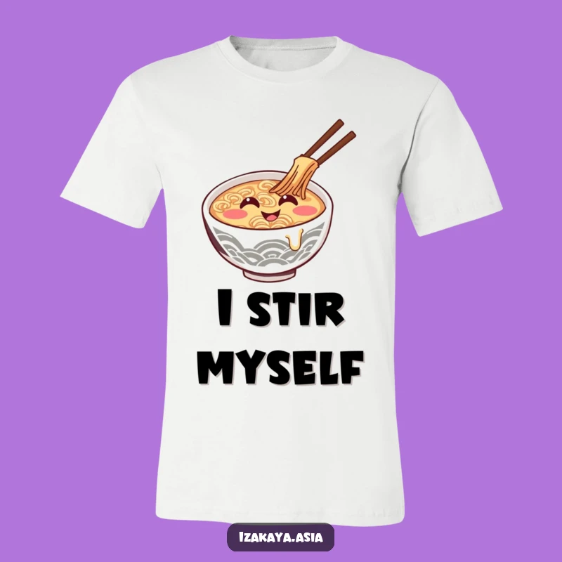 Funny Ramen Bowl T-Shirt - Hilarious Noodle Shirt for Foodie Fun